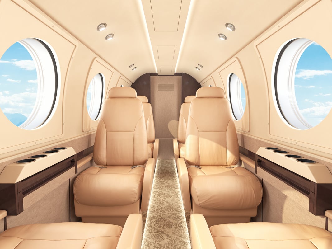 Private Jet Interior